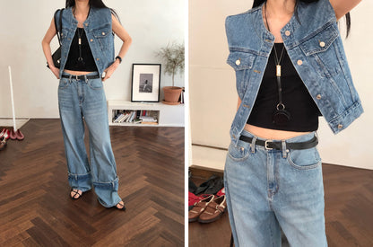 【REPELLER 2025SS】High Denim Vest