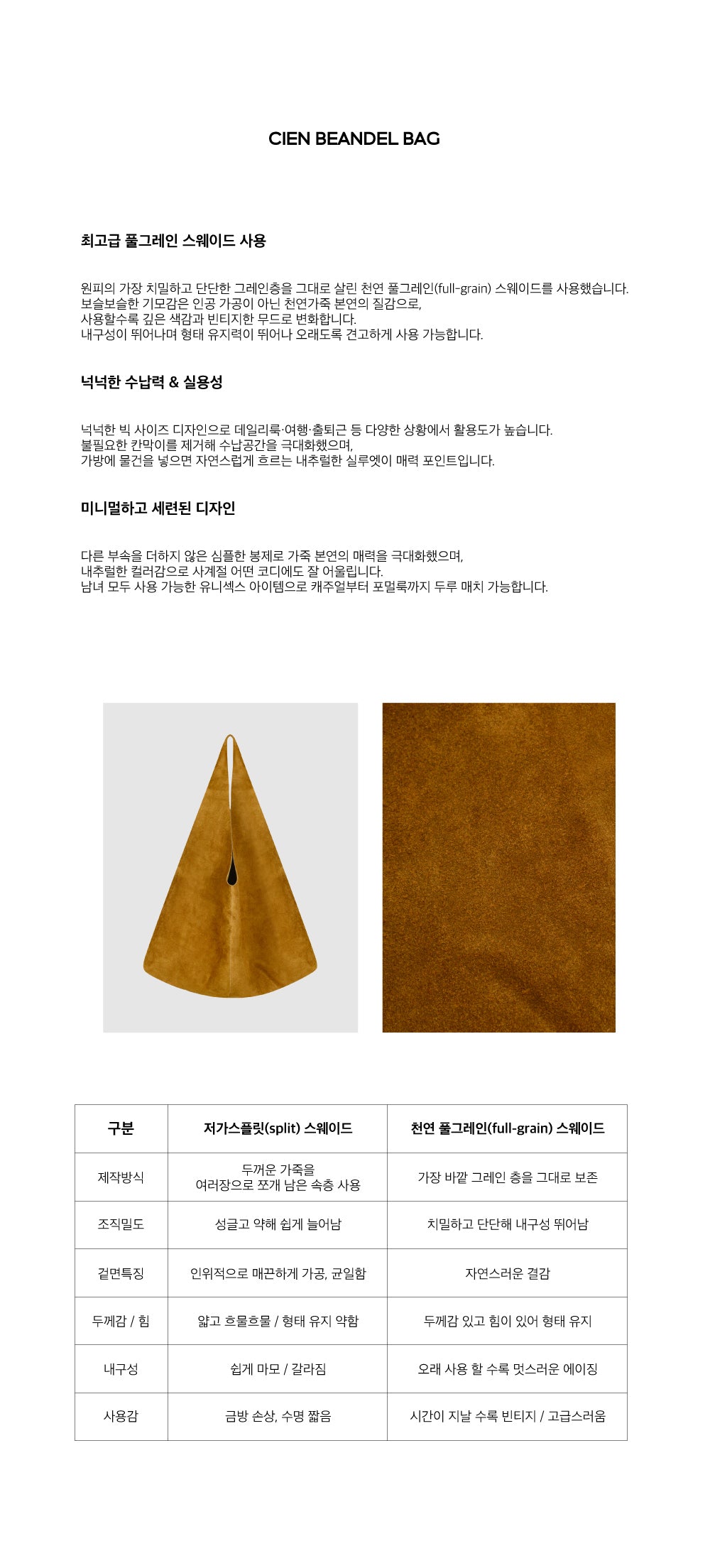 【TOPDRESSING 2025AW】CIEN BEANDEL BAG