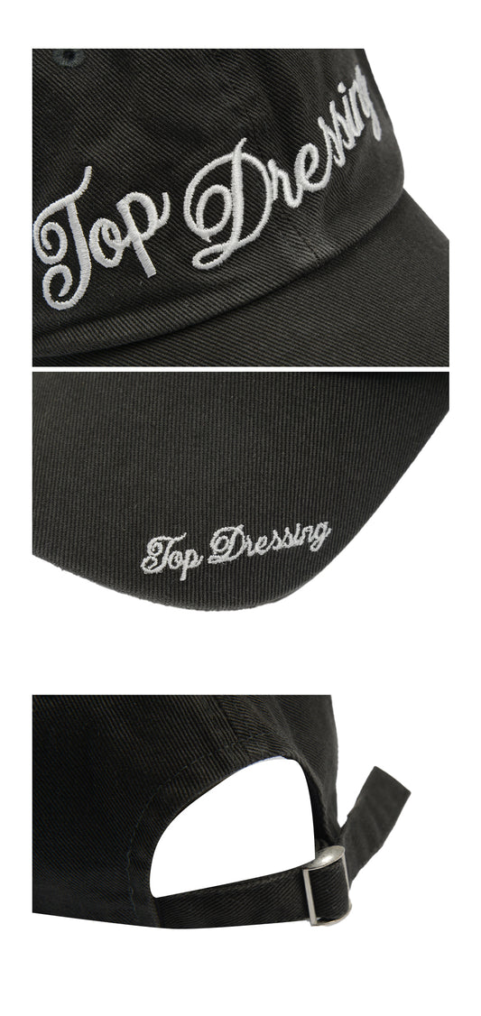 【TOPDRESSING 2025AW】CHAPTER BALL CAP