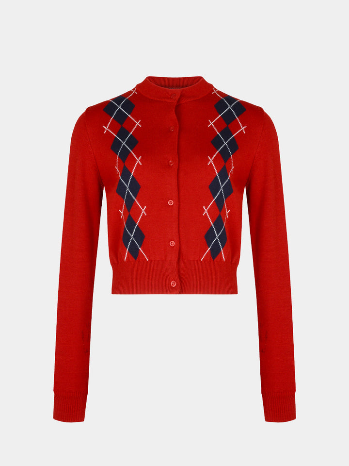 【TOPDRESSING 2025AW】Argyle Cardigan