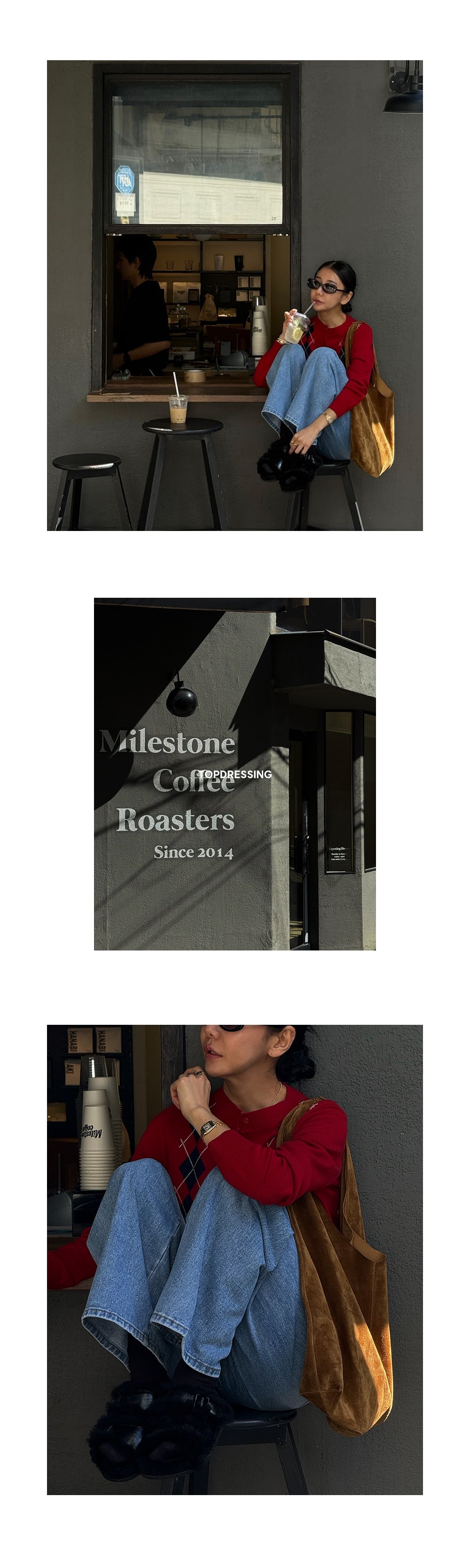 【TOPDRESSING 2025AW】Argyle Cardigan