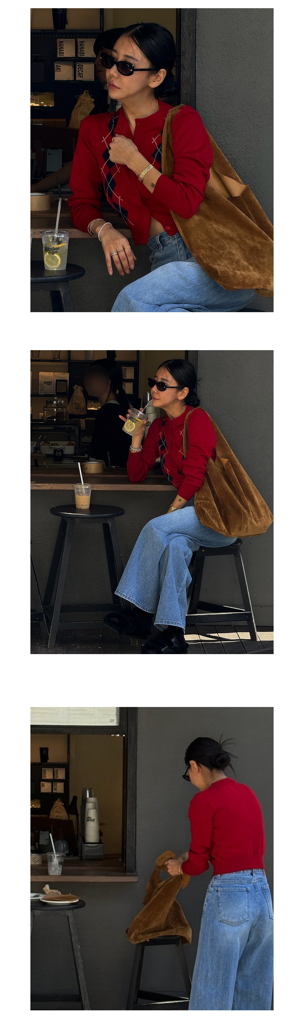 【TOPDRESSING 2025AW】Argyle Cardigan