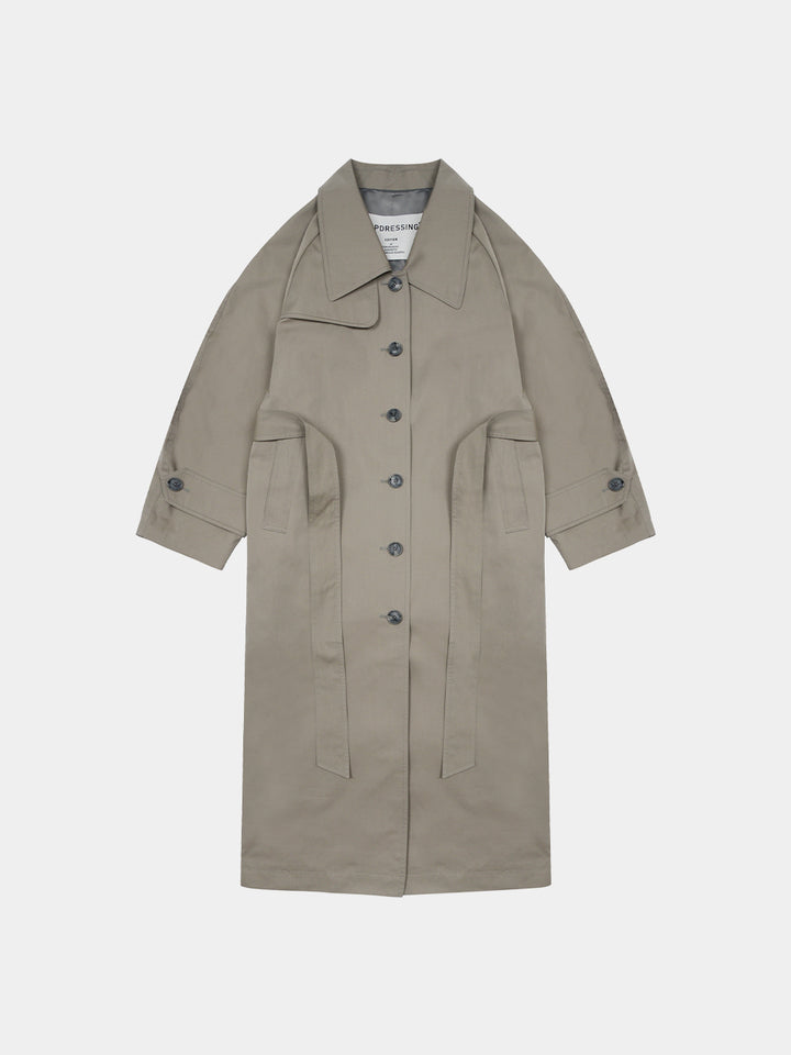 【TOPDRESSING 2025AW】NIA LONG Trench Coat