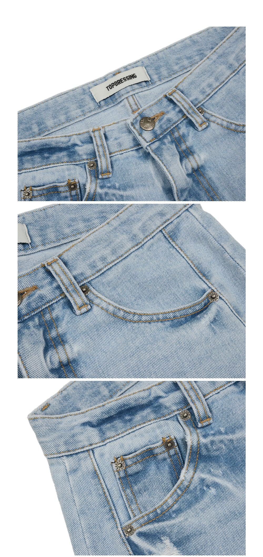 【TOPDRESSING 2025AW】CURVE VINTAGE PANTS