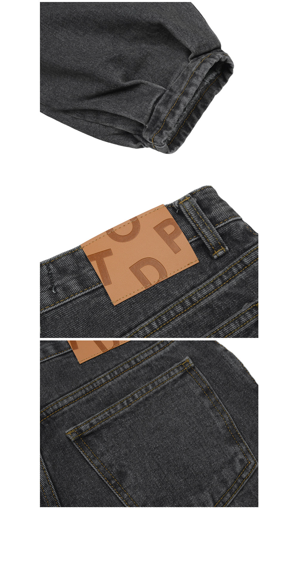 【TOPDRESSING 2025AW】BLACK SOLD PANTS