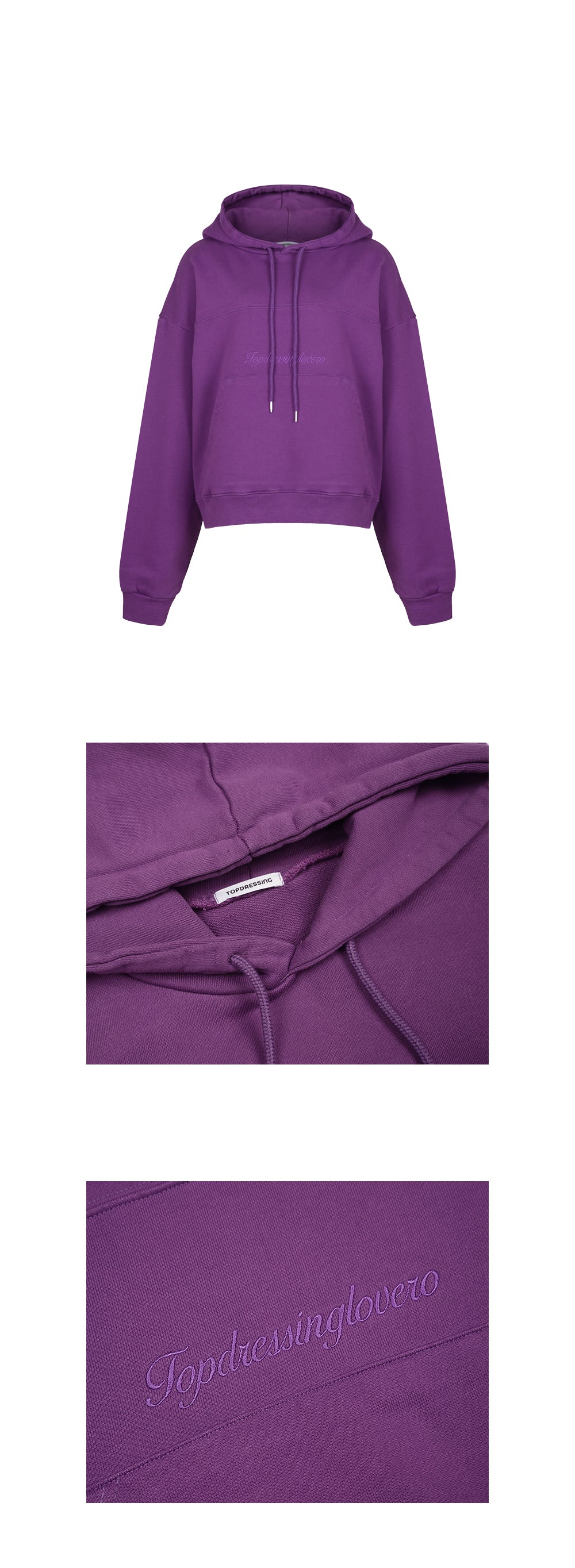 【TOPDRESSING 2025AW】LOVE HOOD T-SHIRT