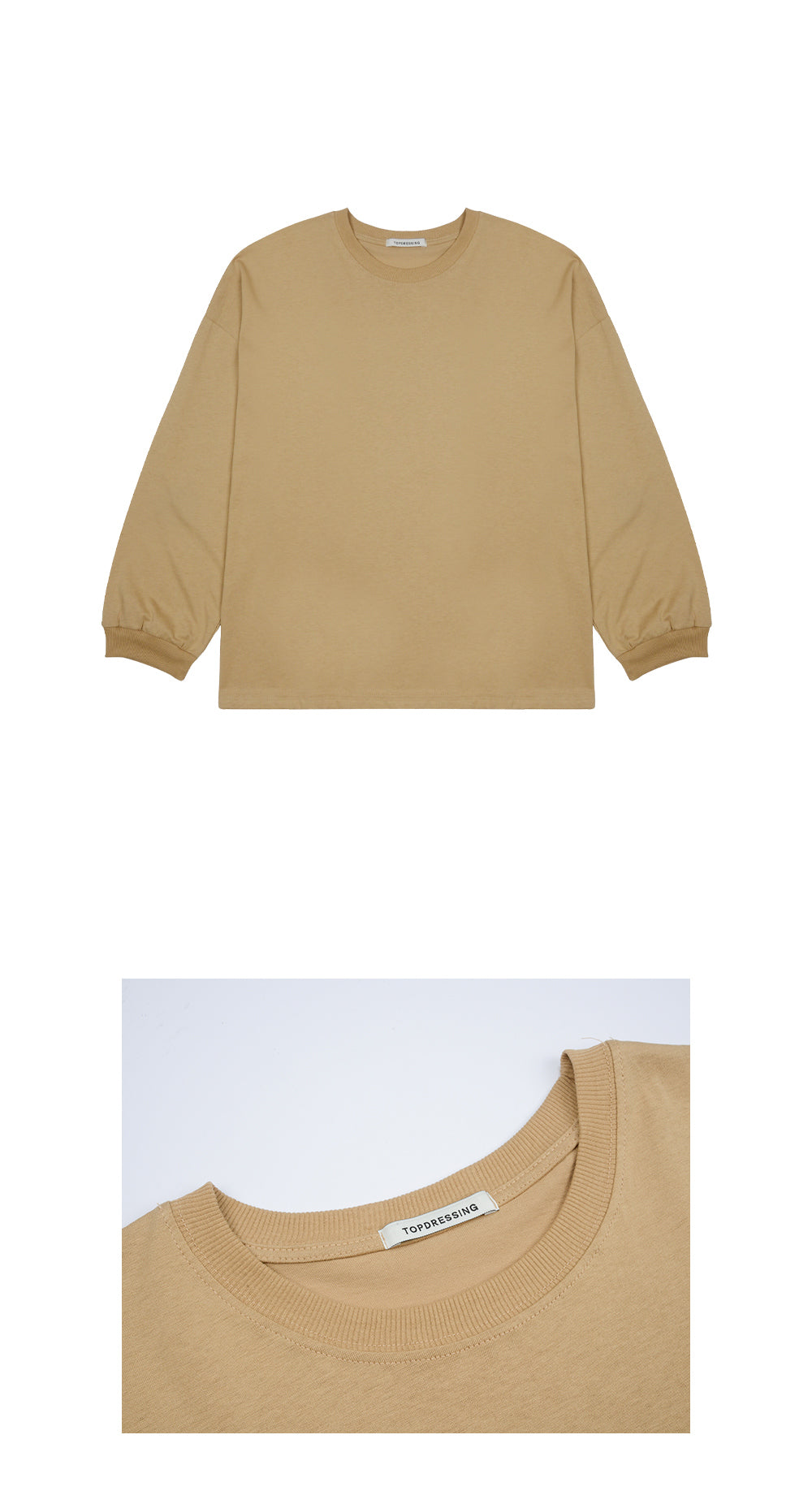 【TOPDRESSING 2025AW】CURVE T-SHIRT