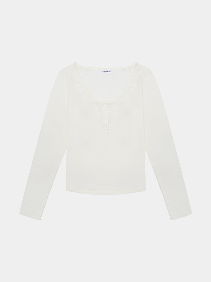 【TOPDRESSING 2025AW】AIR BUTTON T-SHIRT