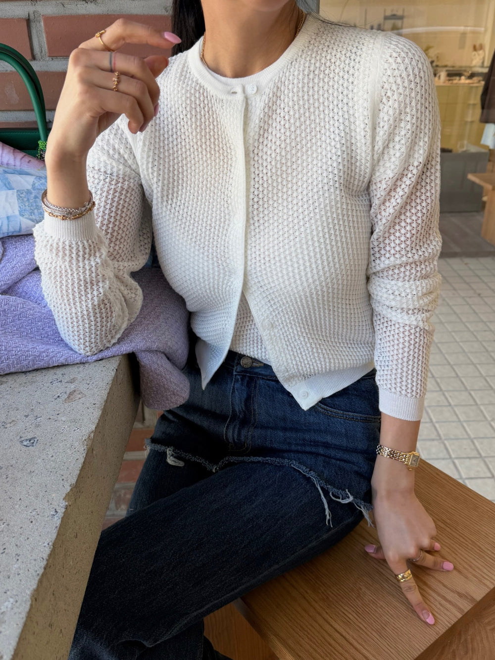 【TOPDRESSING 2026SS】Honeycomb Knit Set