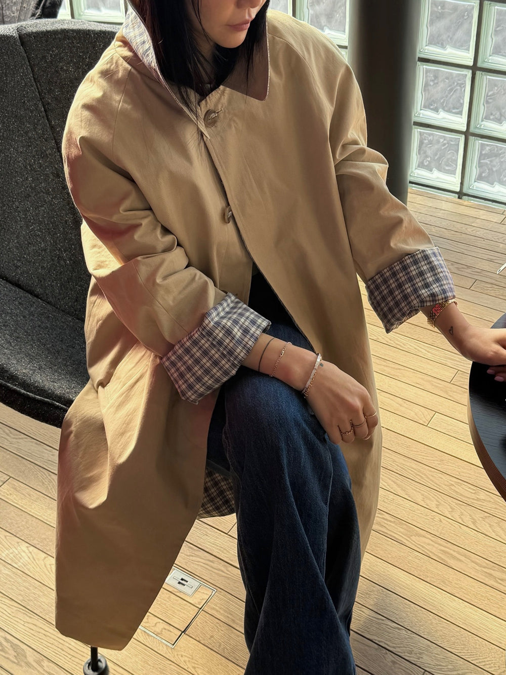 【TOPDRESSING 2026SS】(Reversible) River Long Coat