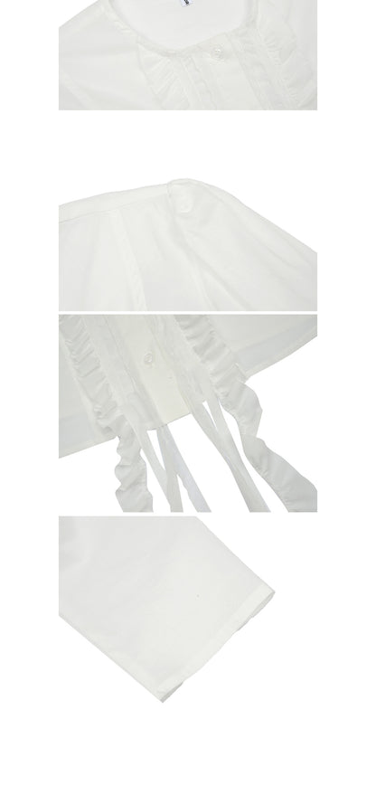 【TOPDRESSING 2026SS】Romantic Frill Blouse