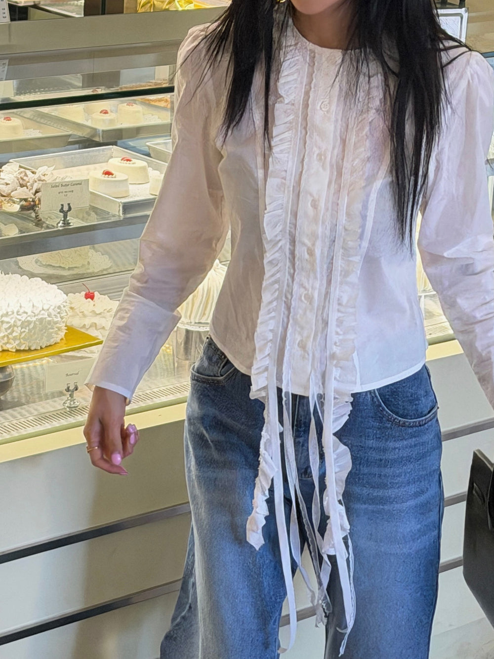 【TOPDRESSING 2026SS】Romantic Frill Blouse