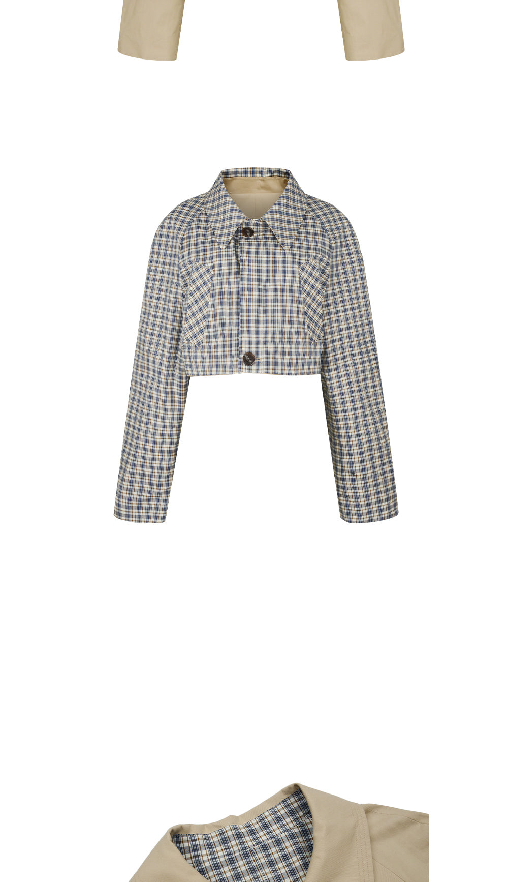 【TOPDRESSING 2026SS】(Reversible) River Short Coat