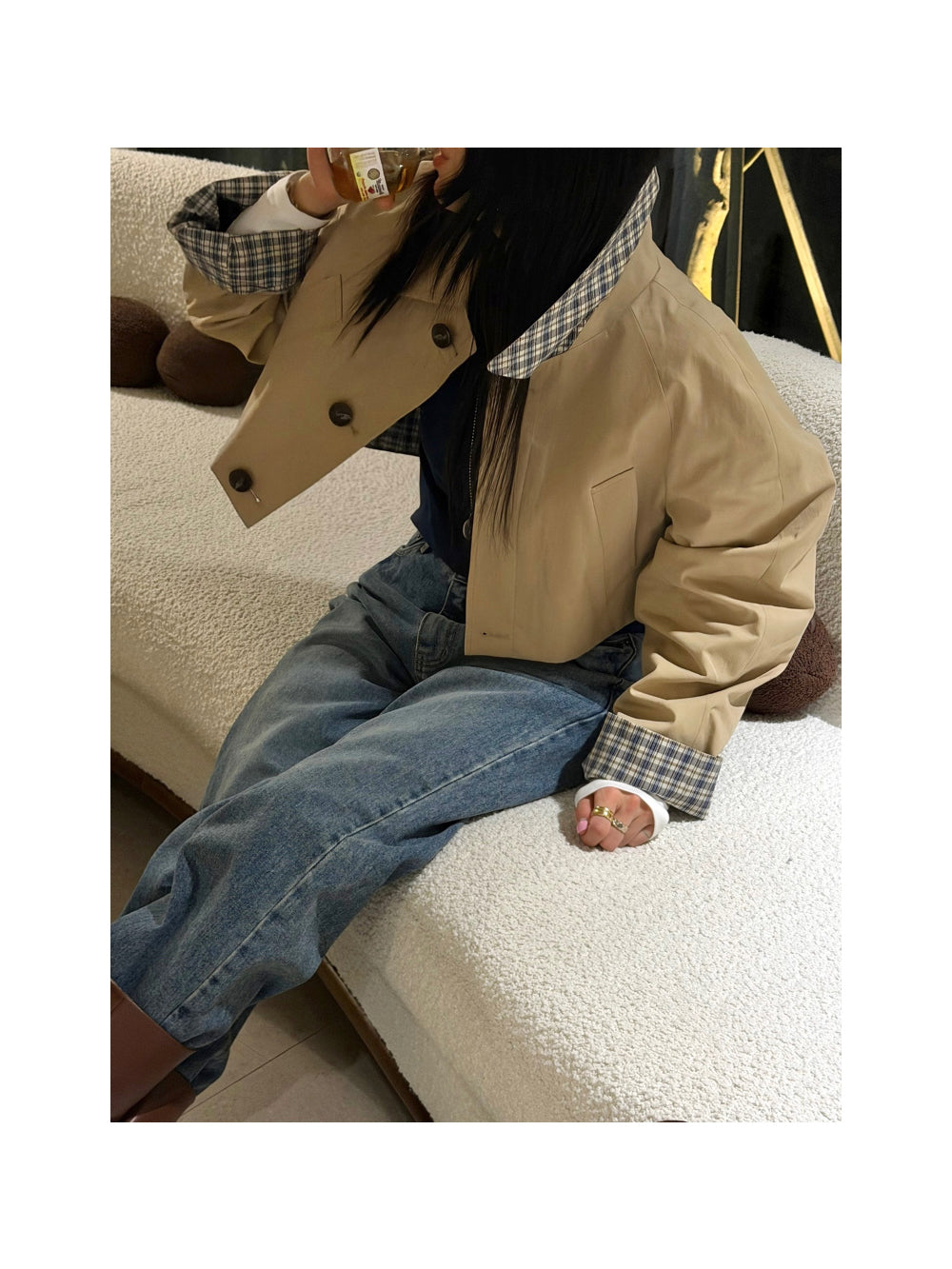 【TOPDRESSING 2026SS】(Reversible) River Short Coat