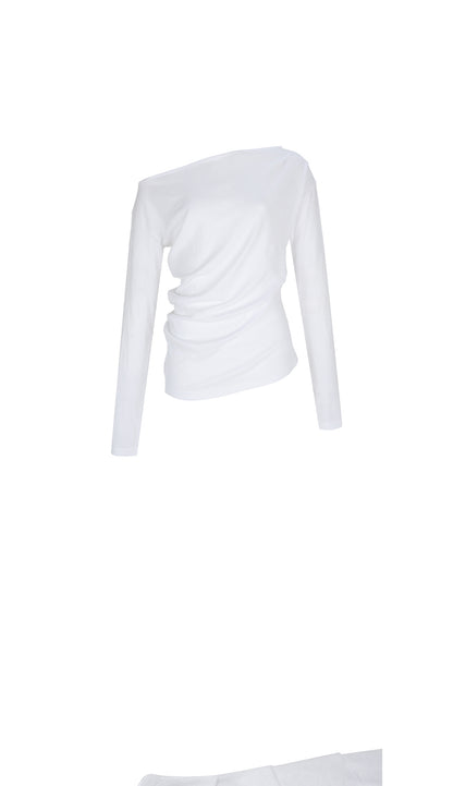 【TOPDRESSING 2026SS】Low Shoulder T-shirt