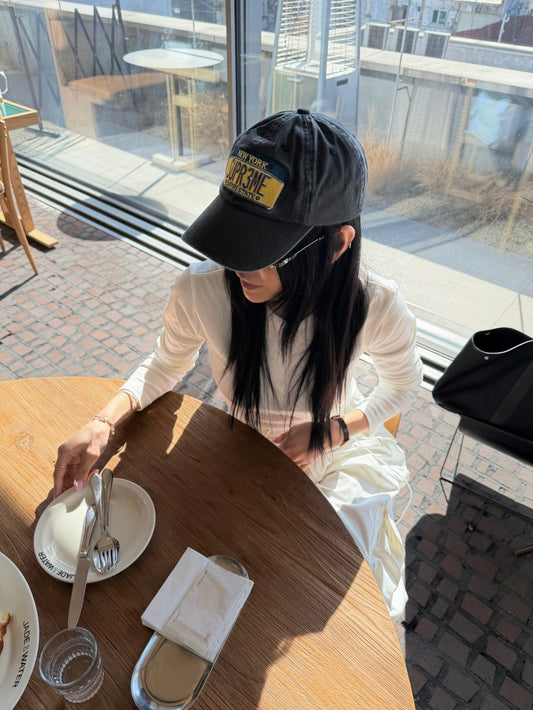 TOPDRESSING ツイストTシャツ BEIGE ベージュ バックデザイン 韓国通販 WooStore