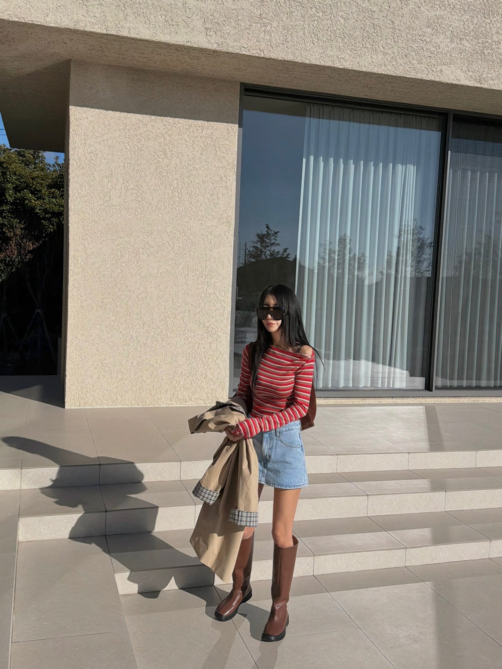 【TOPDRESSING 2026SS】Fra Striped T-shirt