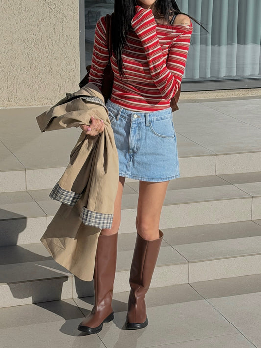 【TOPDRESSING 2026SS】Fra Striped T-shirt