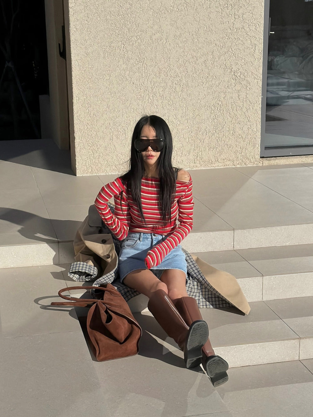 【TOPDRESSING 2026SS】Fra Striped T-shirt