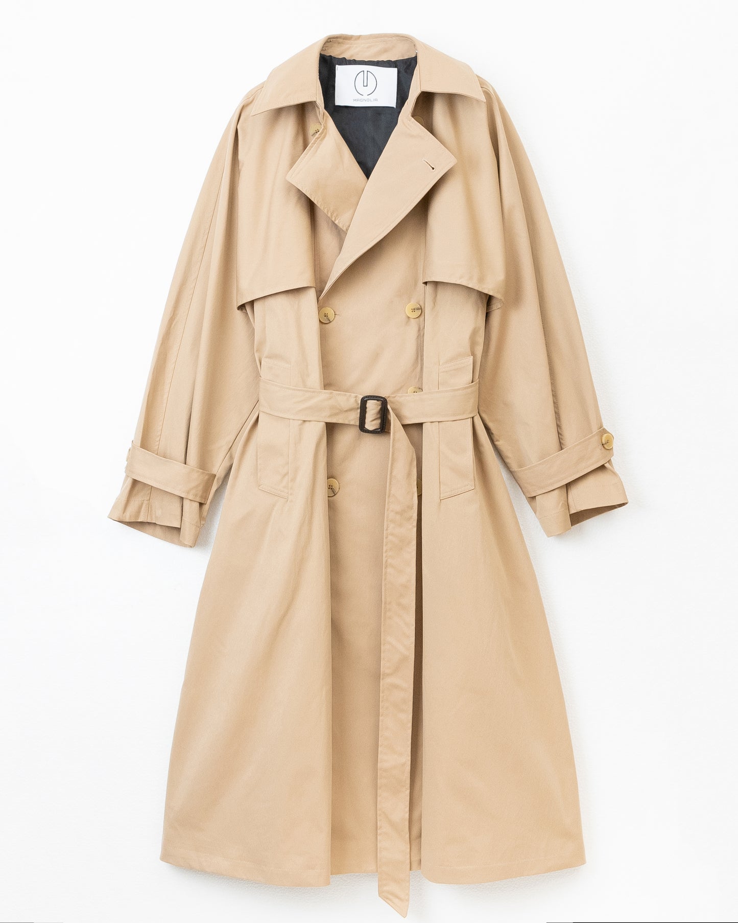 Cape trench coat