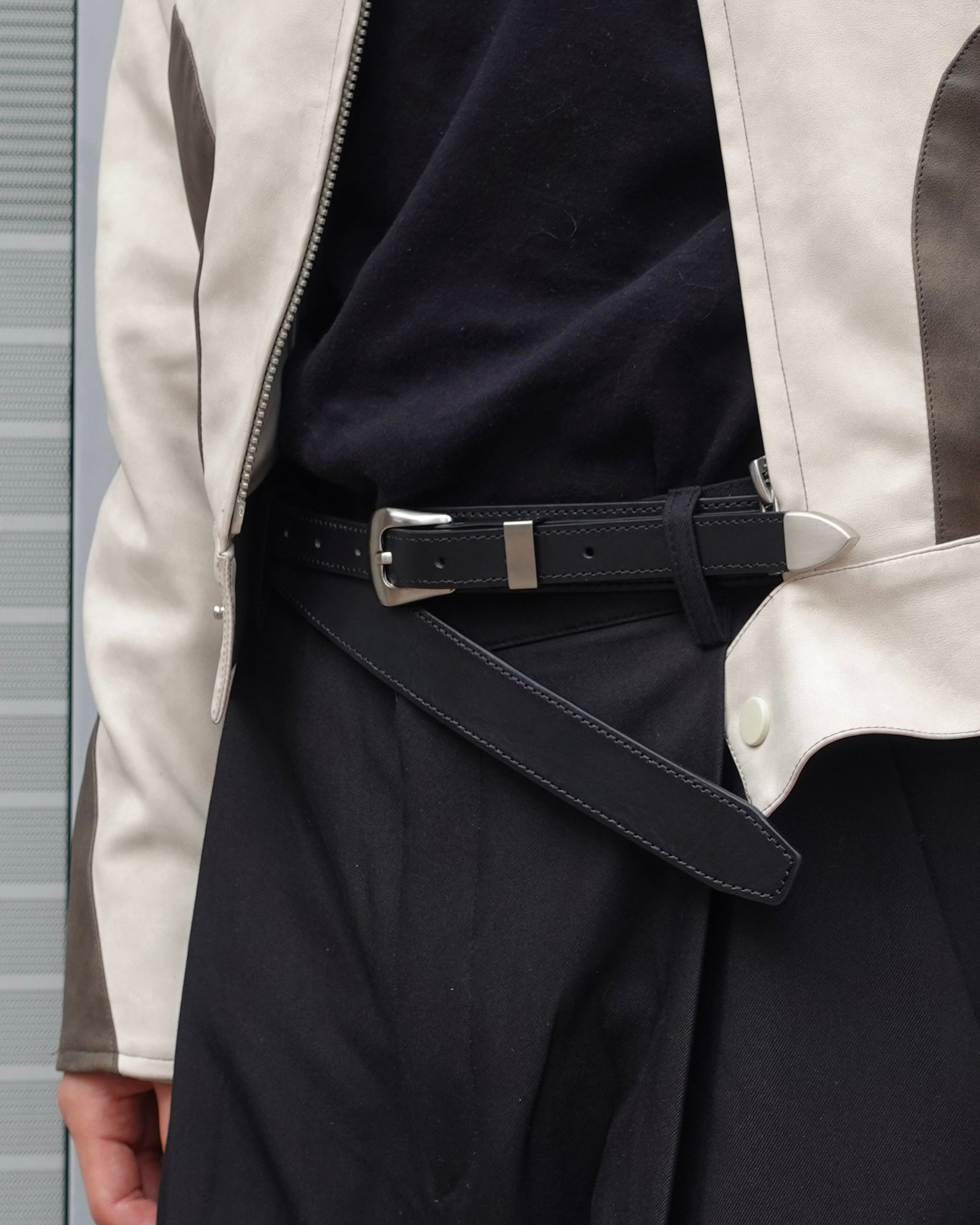 Pelle Double Western Belt