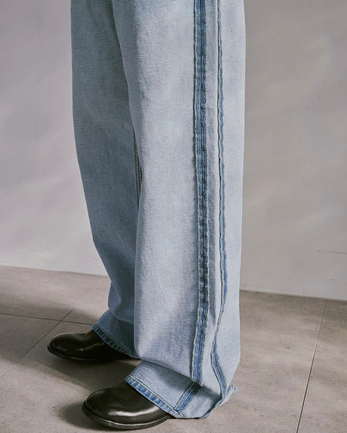 Upside down denim pants – WooStore